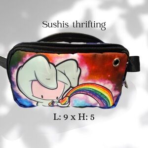 Colorful Cartoon Print Fanny Pack
